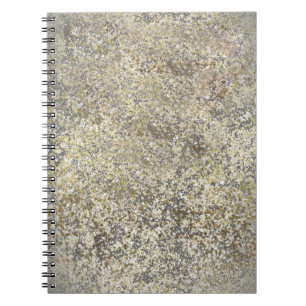 Caderno Espiral Brilho Dourado Estalido Moderno Glamour Chique Bri