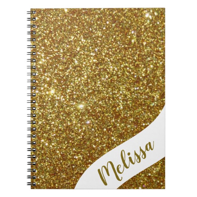 Caderno Espiral Brilho personalizado (Frente)