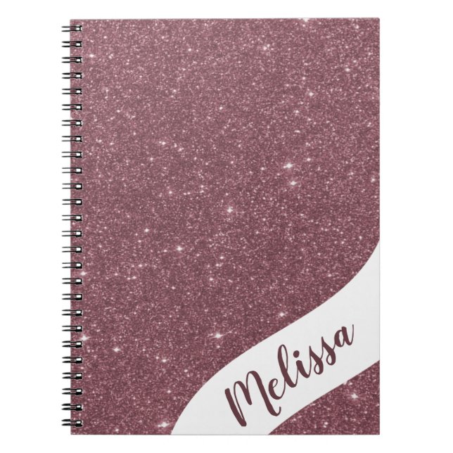 Caderno Espiral Brilho personalizado (Frente)