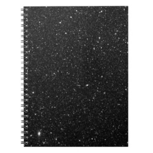 Caderno Espiral Brilho preto Brilhante Glitter