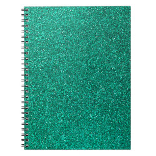 Caderno Espiral Brilho verde