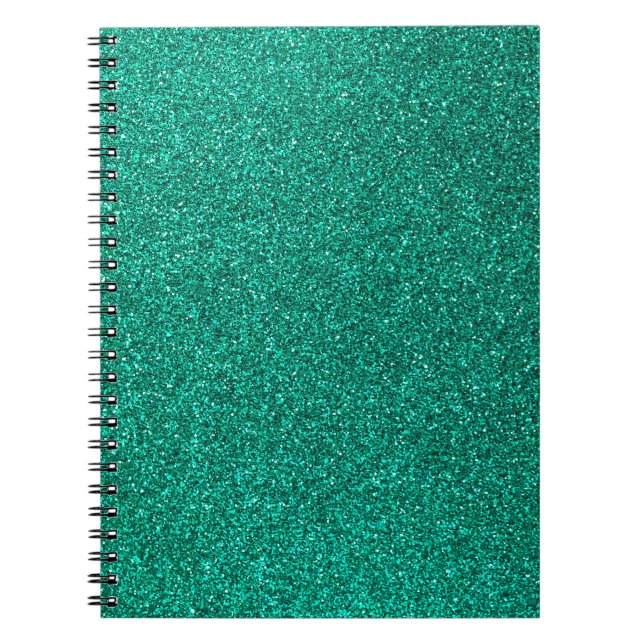 Caderno Espiral Brilho verde (Frente)