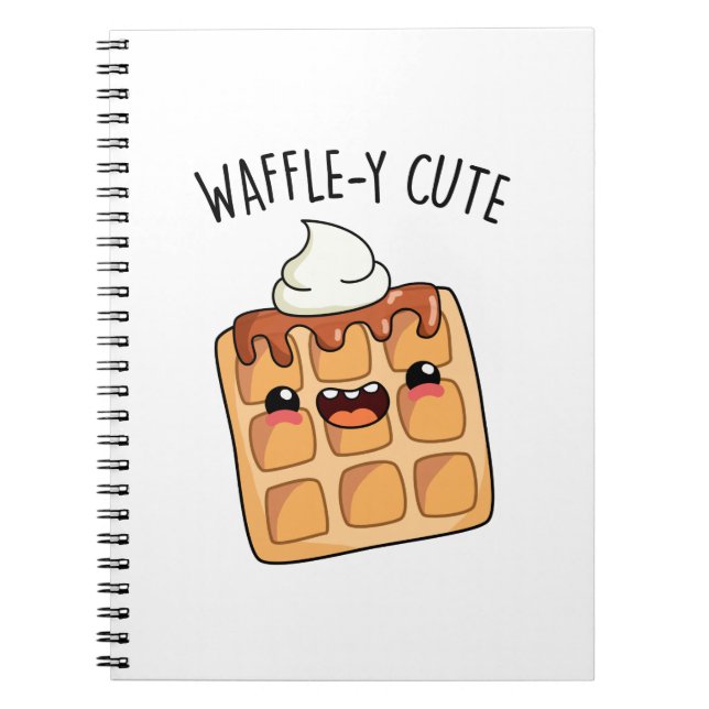 Caderno Espiral Brincadeira de Waffle Engraçadinha (Frente)