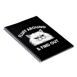 Caderno Espiral Brincadeira engraçada e sarcástica sobre gata Dona