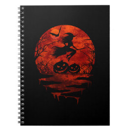 CADERNO ESPIRAL BRINCANDO NA LUA VERMELHA