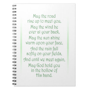 Caderno Espiral Brinde Irlandês