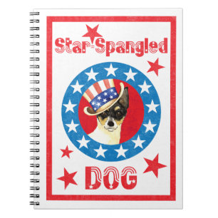 Caderno Espiral Brinquedo Patriótico Fox Terrier