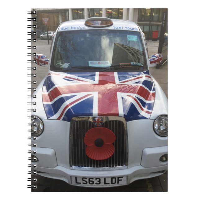Caderno Espiral British Cab (Frente)