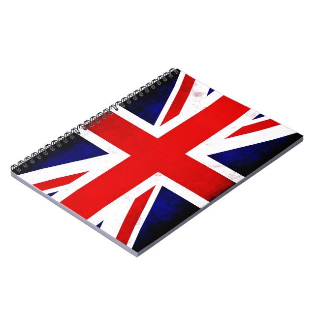 Caderno Espiral British Union Jack Flag (Left Side)