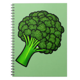 Caderno Espiral Brócolis Delicioso