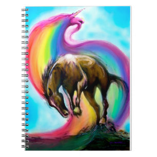 Caderno Espiral Bronco Unicorn