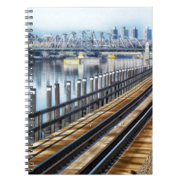Caderno Espiral bronx cidade de nova york edifícios rio