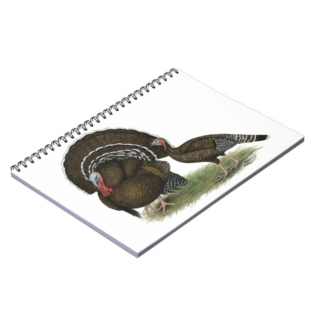 Caderno Espiral Bronze padrão da Turquia (Left Side)