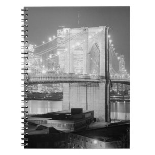Caderno Espiral Brooklyn Bridge New York EUA