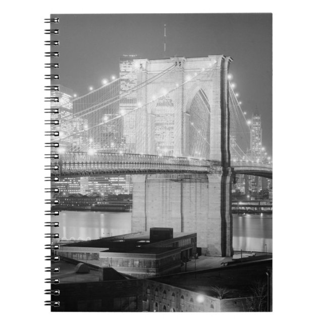 Caderno Espiral Brooklyn Bridge New York EUA (Frente)