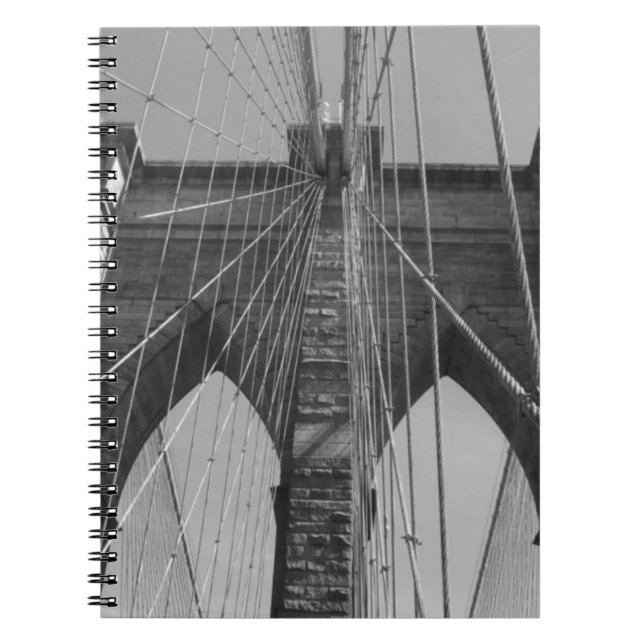 Caderno Espiral Brooklyn Bridge Nova Iorque (Frente)