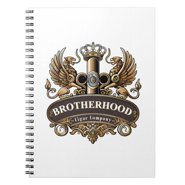 Caderno Espiral Brotherhood Cigar Company Notebook (Frente)