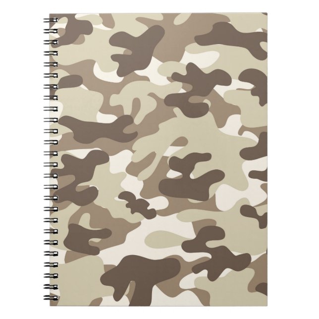 Caderno Espiral Brown Camo Design (Frente)