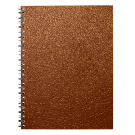 Caderno Espiral Brown Leather