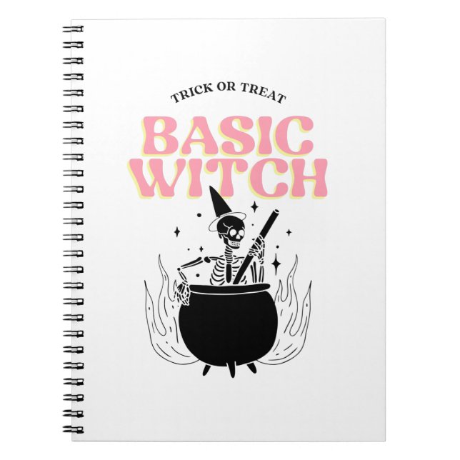 Caderno Espiral Bruxa Básica (Frente)