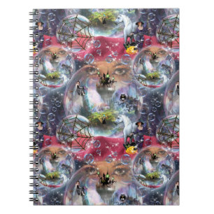 Caderno Espiral Bruxa de Halloween de Crystal Ball