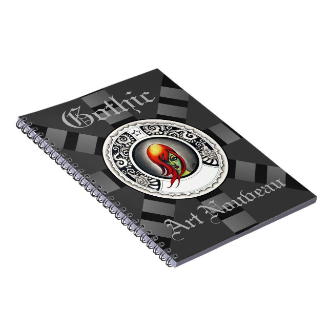 Caderno Espiral Bruxa Verde (Lado Direito)