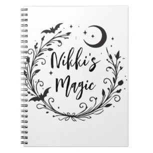 Caderno Espiral Bruxaria Caprichosa Wicca Ervas Mágicas Halloween