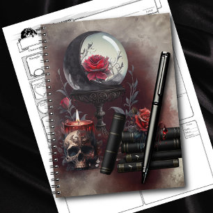 Caderno Espiral Bruxaria Magia Items Spellbooks and Crystal Ball