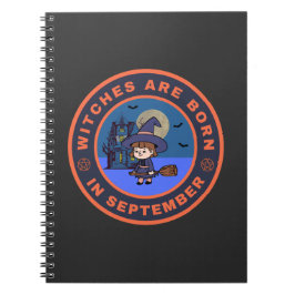 Caderno Espiral Bruxas estão nasceres em setembro