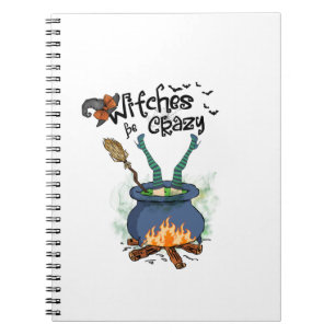 Caderno Espiral Bruxas São Loucas