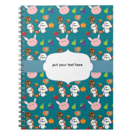 Caderno Espiral Bubble e seus padrões de amigos