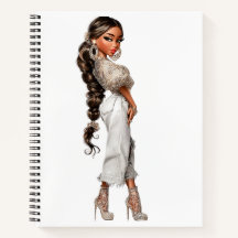 Caderno Espiral Bubble Ponytail