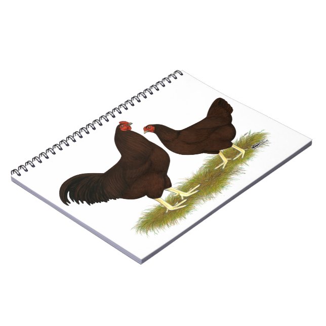 Caderno Espiral Buckeye Chickens (Left Side)