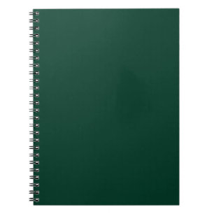 Caderno Espiral BUDGET Texto Monocromático Verde Esmeralda