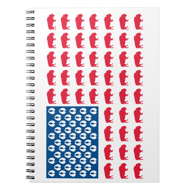 Caderno Espiral Buffalo AmericanFlag (Frente)
