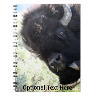 Caderno Espiral Buffalo Americano no Parque Nacional de Yellowston