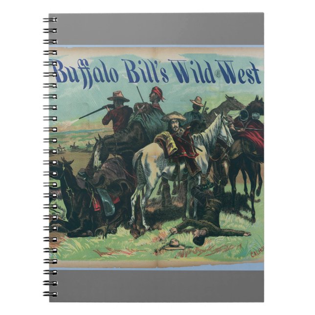 Caderno Espiral Buffalo Bills Wild West 1889 (Frente)