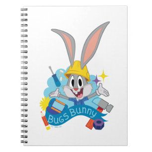 Caderno Espiral BUGS BUNNY BUILDERS™ Arte do Personagem BUGS BUNN
