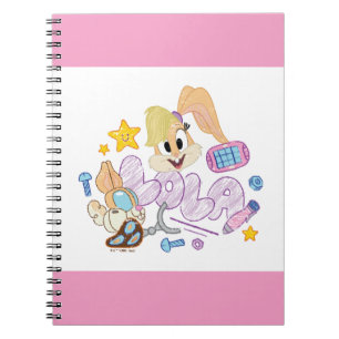 Caderno Espiral BUGS BUNNY BUILDERS™ Arte Esboço da Lola