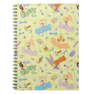 Caderno Espiral BUGS BUNNY BUILDERS™| Padrão de Desenho de Persona