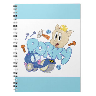 Caderno Espiral BUGS BUNNY BUILDERS™ Rascunho do Porky