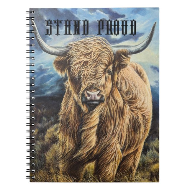 Caderno Espiral Bull Highland (Frente)
