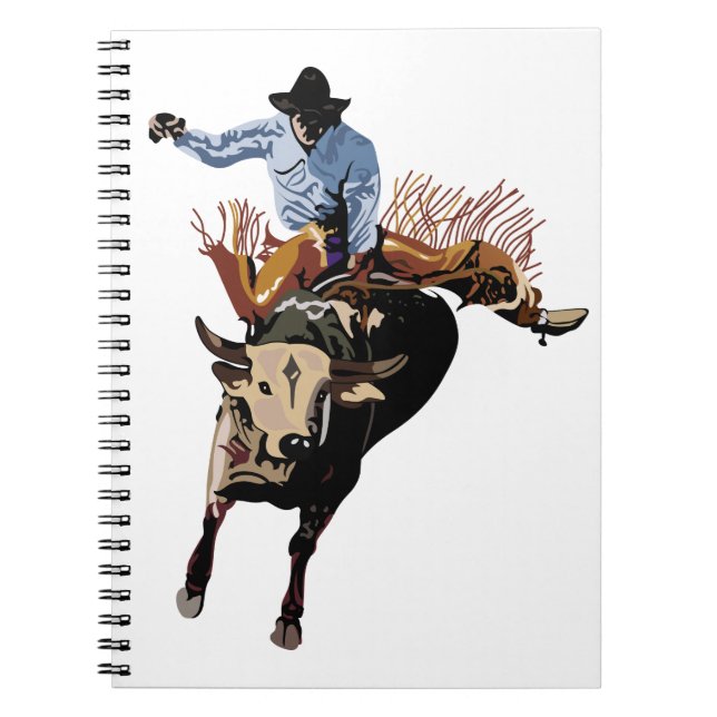 Caderno Espiral Bull Rider (Frente)