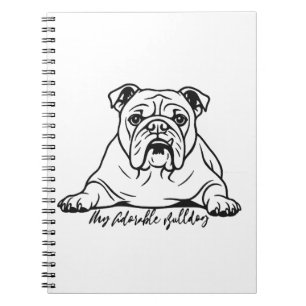 Caderno Espiral Bulldog Adorável
