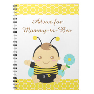 Caderno Espiral Bumble Bee Baby, Para a Mamãe que Vai Ser