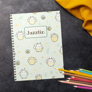 Caderno Espiral Bumble Bee Bliss
