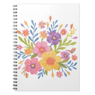 Caderno Espiral Bunch of wild flowers