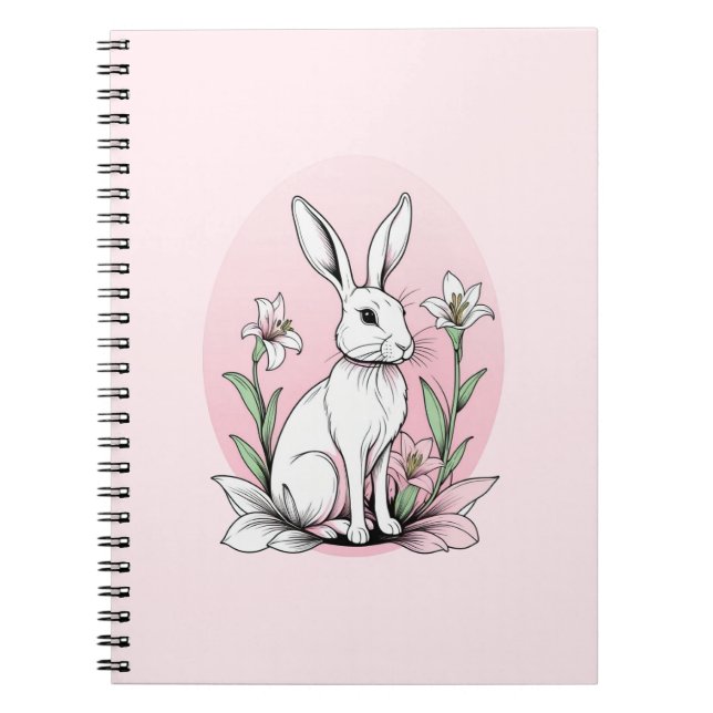 Caderno Espiral Bunny e Lily (Frente)