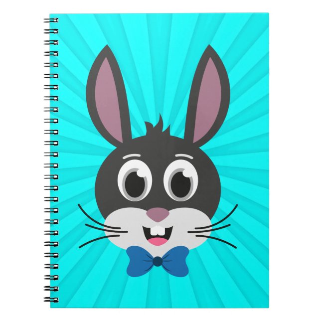 Caderno Espiral Bunny Face Boy-32886 (Frente)