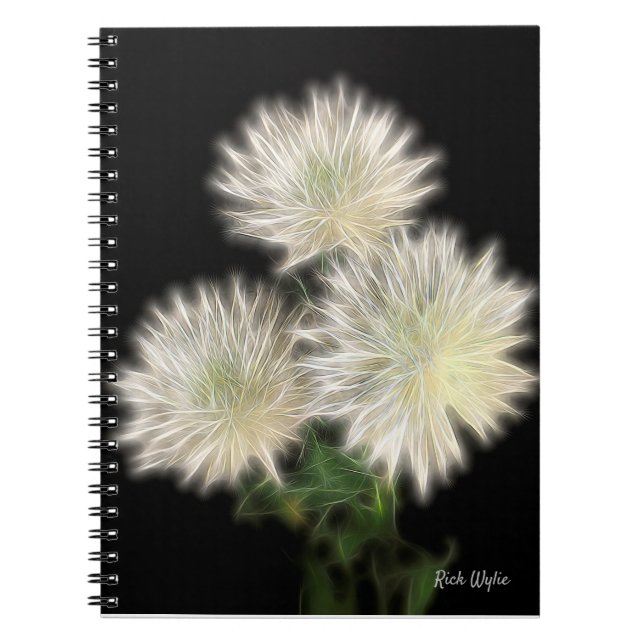 Caderno Espiral Buquê elétrico (Frente)